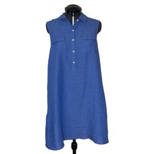 J. McLaughlin Blue Sleeveless Dress